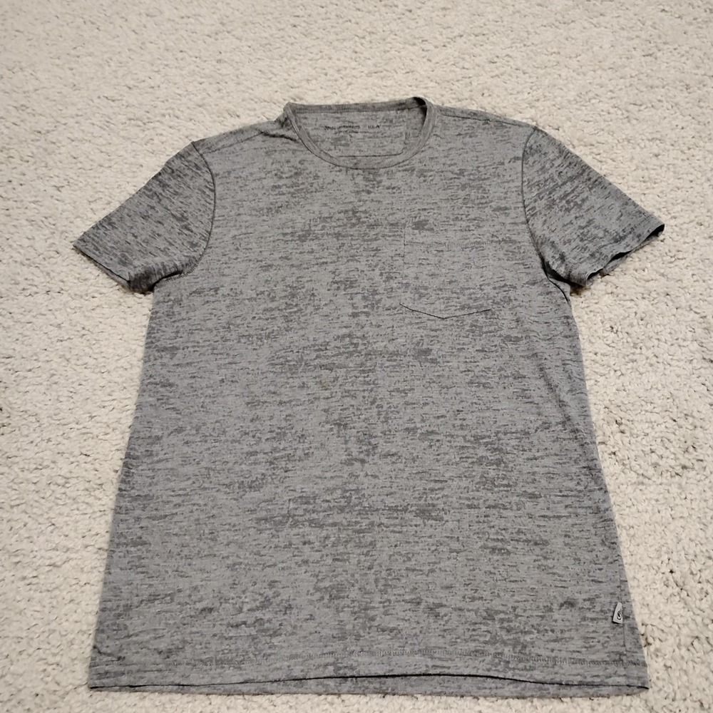 John Varvatos Star USA Shirt Mens S Gray Burnout Slim Fit  Pocket Designer Logo